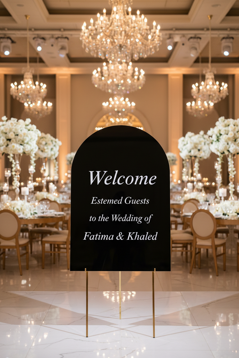 Wedding & Event Vinyl Decals | Personalized Signs & Décor