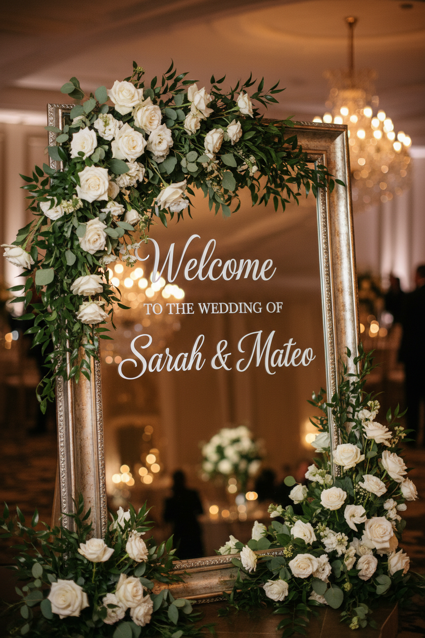 Wedding & Event Vinyl Decals | Personalized Signs & Décor